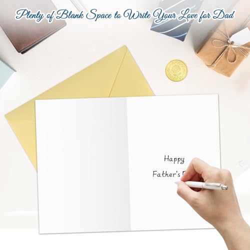 Funny Father's Day Card - Legendary Patience Joke with Envelope