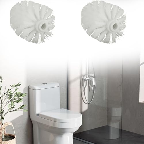 4-Pack Toilet Brush Replacement Heads - Universal Ball-Shaped
