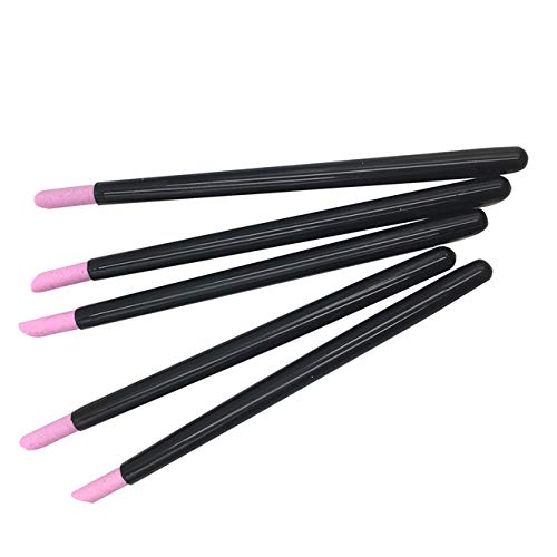 Yimart 5-Piece Stone Sanding Nail File and Cuticle Remover Pen Set