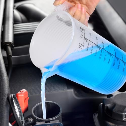 Kichwit 35oz Measuring Cup – Large Transparent Plastic Pitcher