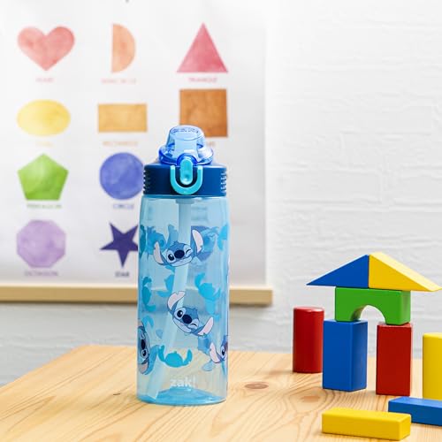 Zak Designs Disney Stitch 25oz Leak-Proof Kids Water Bottle