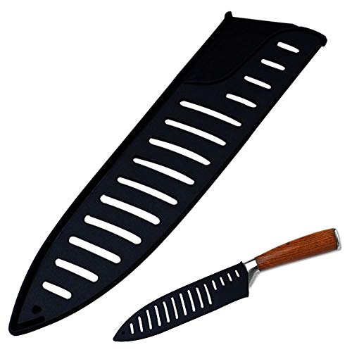 8-Inch Black Plastic Knife Blade Protector Sheath Cover