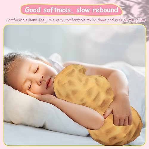 17.7-Inch Peanut Stuffed Animal Plush Toy - Realistic Vegetable Pillow