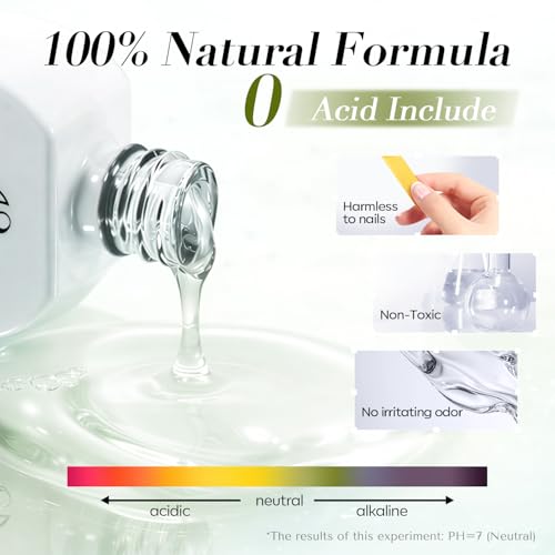 AZUREBEAUTY Nail Prep Dehydrator - Acid-Free Natural Nail Primer for Gel Polish & Dip Powder