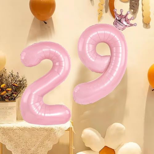 Rose Gold Crown 19 Balloon Set for 19th Birthday & Celebrations