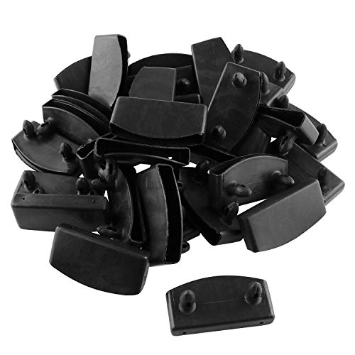 30pcs Plastic Bed Slat End Caps Holders for 50mm x 9mm Wooden Slats