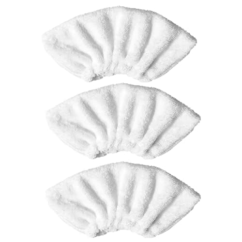 Phueut Reusable Steam Mop Towel Sleeves - 3 Pack for All Floor Types