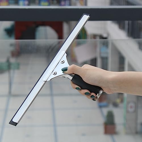 Rubber Squeegee with Non-Slip Handle for Floor Cleaning - 35cm