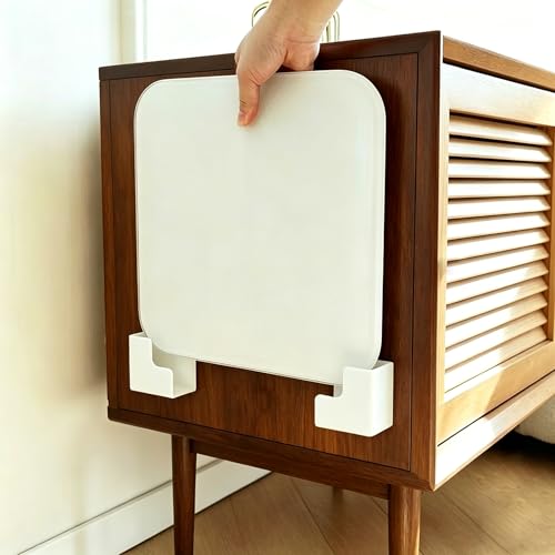 Punched Design Bathroom Scale Holder Wall Mount - 4 Brackets