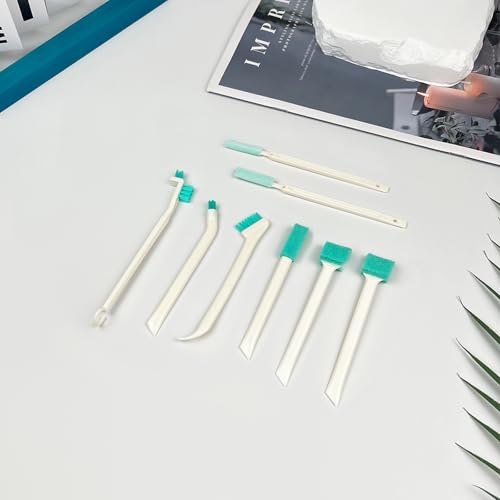 8-Piece Mini Cleaning Brush Set for Tight Spaces