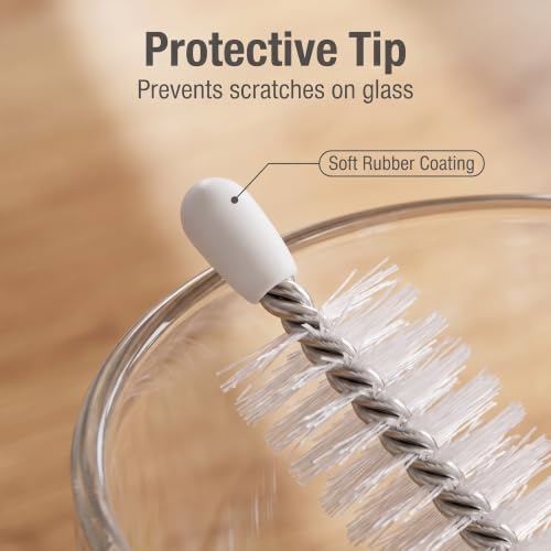 Reusable Straw Cleaner Brush Set - 2 Pack, Extra Long 10.6"