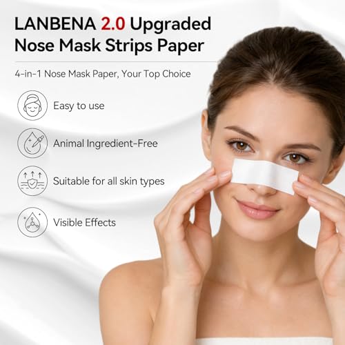 LANBENA Blackhead Removal Mask Strips Paper - 120 Pcs