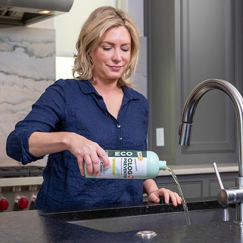 Instant Power Eco Clog Preventer Drain Cleaner & Maintainer 32 fl oz - Safe Enzyme Formula