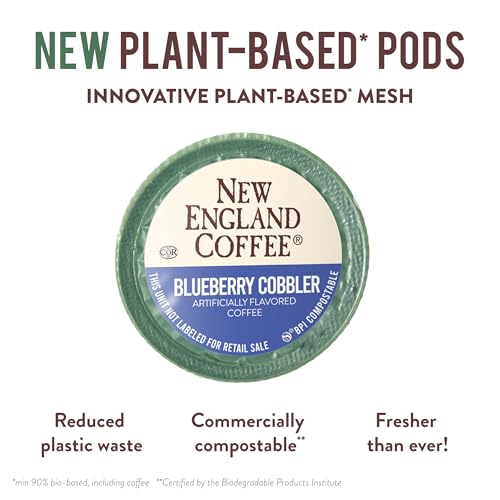 New England Coffee Blueberry Cobbler K Cups - 12 Count