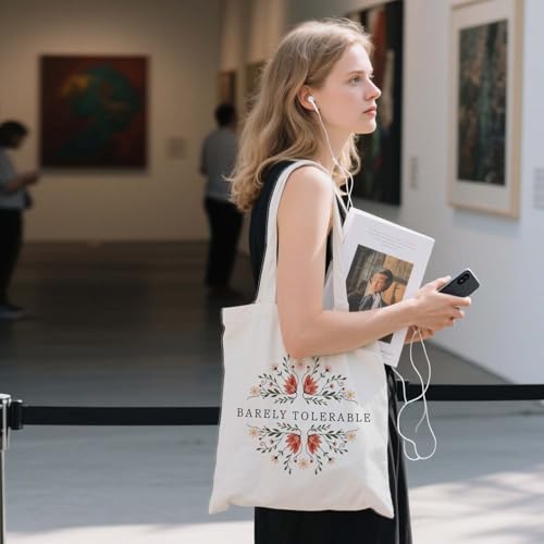 Literary Canvas Tote Bag - Perfect Gift for Book Lovers