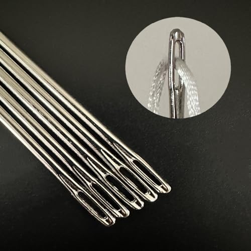 4" Upholstery Needle - Heavy-Duty, Large Eye for Crafting