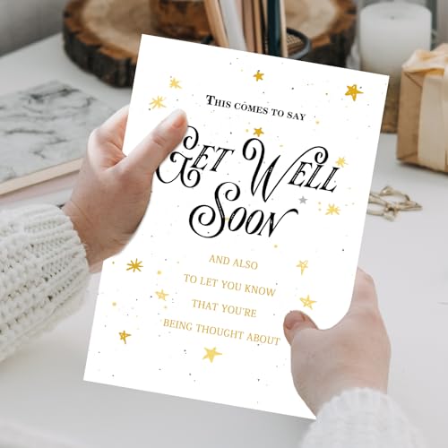 Get Well Soon Card MOROLURU Card-253 Thinking of You Recovery Support