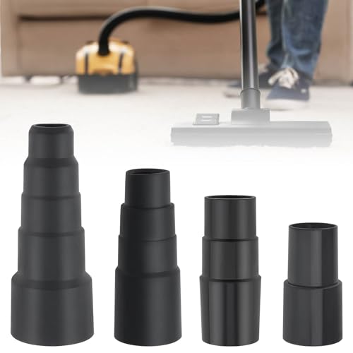 4-Piece Universal Vacuum Hose Adapter Set for Wet Dry Vacuums
