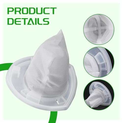 4-Pack VF110 Vacuum Filter Replacement for Black & Decker Dustbuster