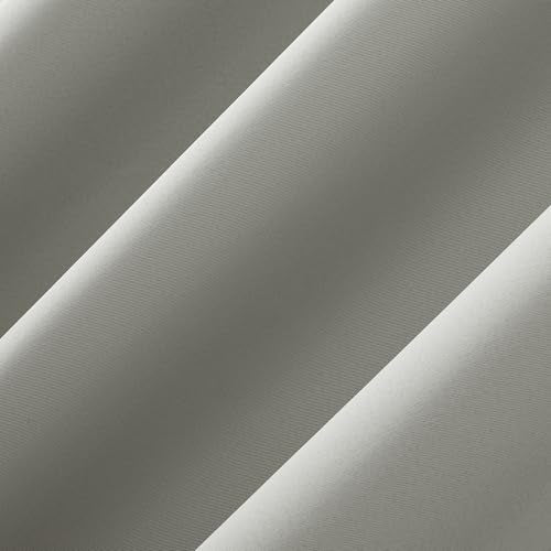 Sun Zero Easton Energy Saving Blackout Curtain Panel, 40" x 84", Silver Gray