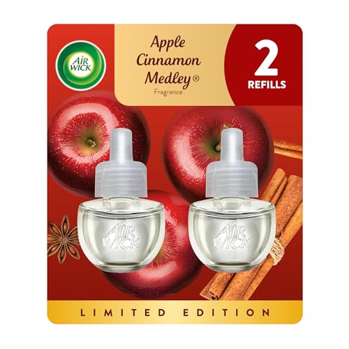 Air Wick Apple Cinnamon Medley Scented Oil Refill 1.34 Fl Oz - 2ct