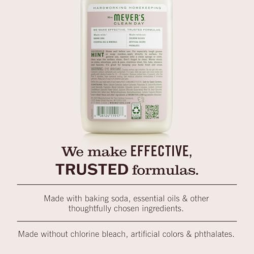 Mrs. Meyer's Baking Soda Cream Cleaner, Apple Blossom, 16 fl oz