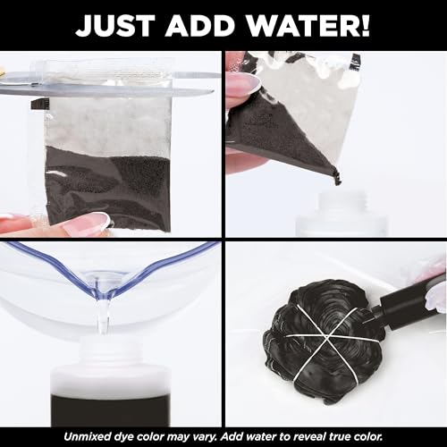 Tulip One-Step Tie-Dye Kit Black Refill Pack - 3 Dissolvable Dye Packets