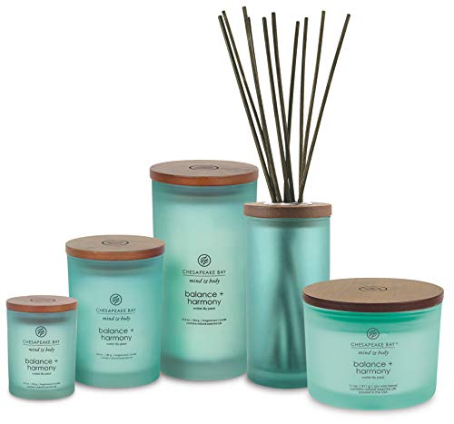 Chesapeake Bay Balance + Harmony Candle Set - Water Lily Pear, 8.8oz (Pack of 4) - 50 Hour Burn Time