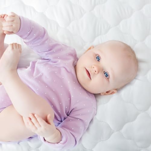 Moonsea Waterproof Pack and Play Mattress Pad Cover, 27" x 39" - Version 1