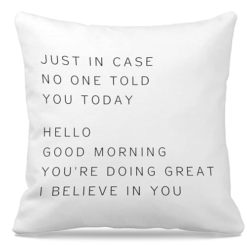 Inspirational Flannel Pillow Cover 18x18 | Call Your Mom Gift
