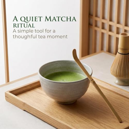 Japanese Chashaku Matcha Scoop - 18cm Bamboo Tea Spoon
