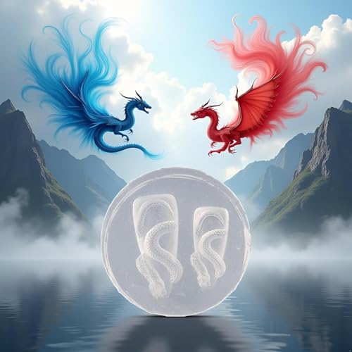 Yxinjy Silicone Nail Stamping Plate Dragon and Snake Carving Mold