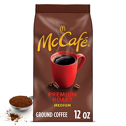 McCafé Premium Roast Ground Coffee 12 oz Bag - Medium Roast, 100% Arabica, Kosher