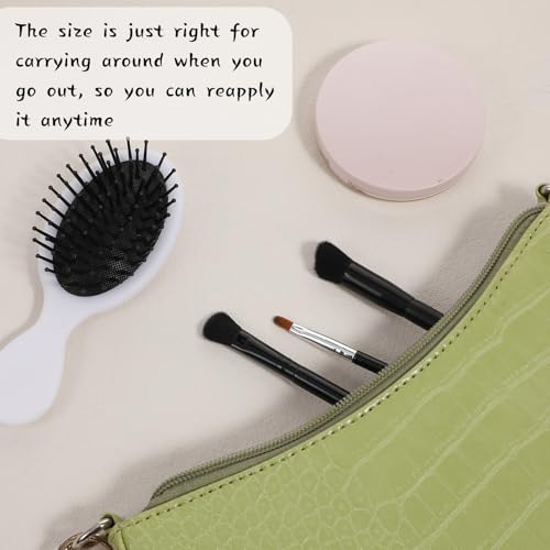 Aiyorse 3 Pcs Dual Ended Hairline Concealer Brush Set with Sponge Tip