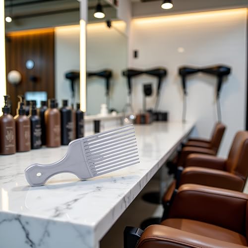 GANPUB Salon Barber Pick Comb - Dual-Purpose Hair Styling & Detangling Tool