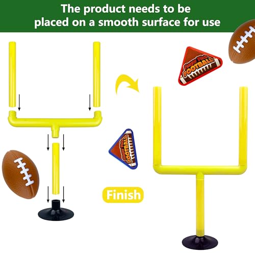 14 PCS Football Party Supplies Set with Mini Footballs & Helmets