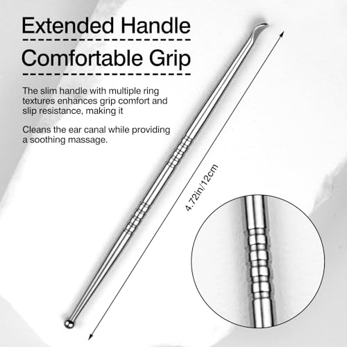 Zoolinn Stainless Steel Tonsil Stone Remover and Ear Wax Removal Tool Set