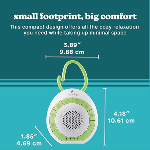 Homedics MyBaby Portable Sound Machine – 4 Soothing Sounds for Nursery