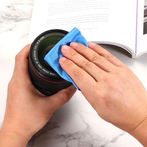 PATIKIL Pink Microfiber Cleaning Cloths - 50 Pack for Eyeglasses & Screens