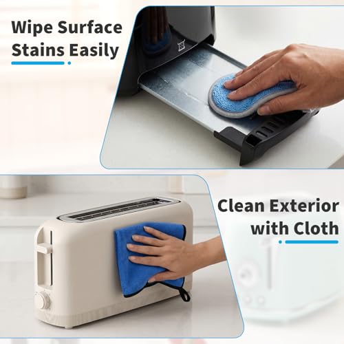 Toaster Cleaning Brush Set for 2 & 4 Slice Toasters & Ovens