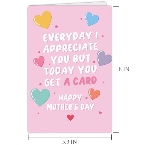 Funny Mother's Day Card - Humorous Greeting Card for Mom