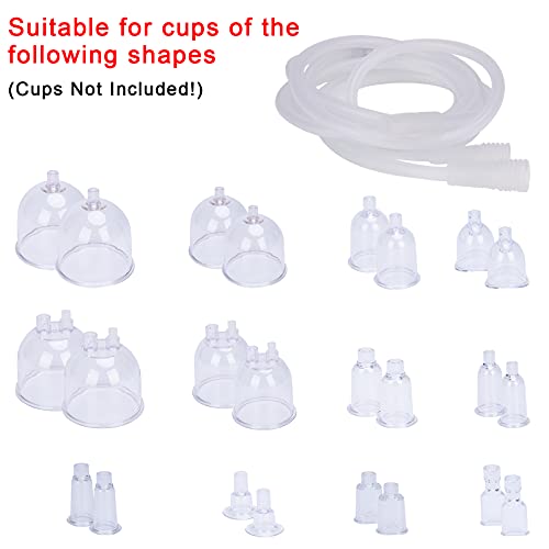 Meifuly Y-Type Silicone Replacement Hose for Vacuum Cupping Machines