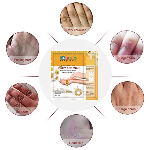 CGBOOM Moisturizing Hand Mask Gloves 3 Pairs - Hydrating Collagen Treatment for Dry Skin