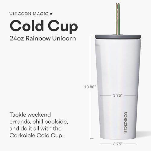 Corkcicle 24oz Cold Cup Triple Insulated - Unicorn Magic