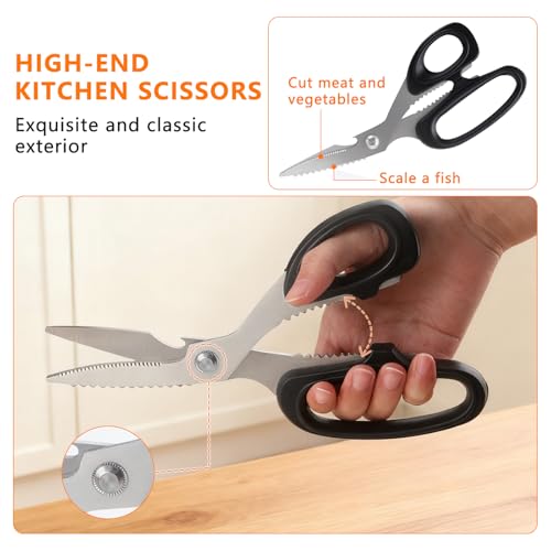 Heavy Duty Kitchen Shears Set - Stainless Steel Kitchen Scissors