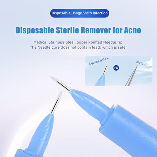 Sterile Disposable Acne Remover Tool 2-Pack Comedone Extractor