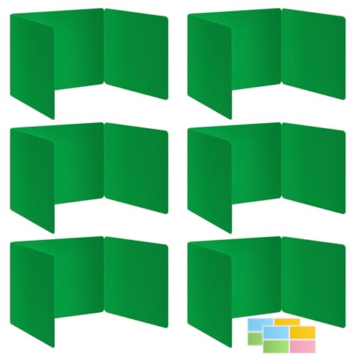 Bcabo 6-Pack Desk Privacy Dividers for Students - Waterproof Classroom Shields