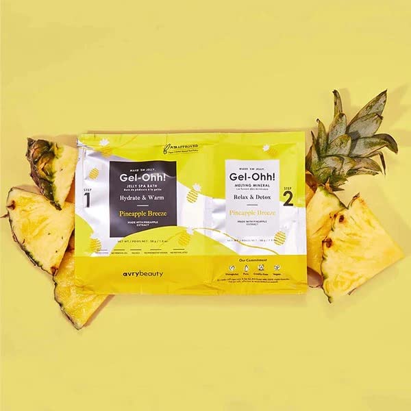 AvryBeauty Gel-Ohh! Jelly Spa Bath Pineapple Breeze 1 Pack