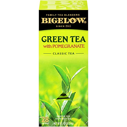 Bigelow Green Tea with Pomegranate, 28 Foil-Wrapped Tea Bags