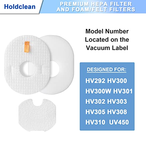 Shark Rocket Vacuum Filter Replacement Kit - 3 Foam, 3 Felt, 3 Post-Filters